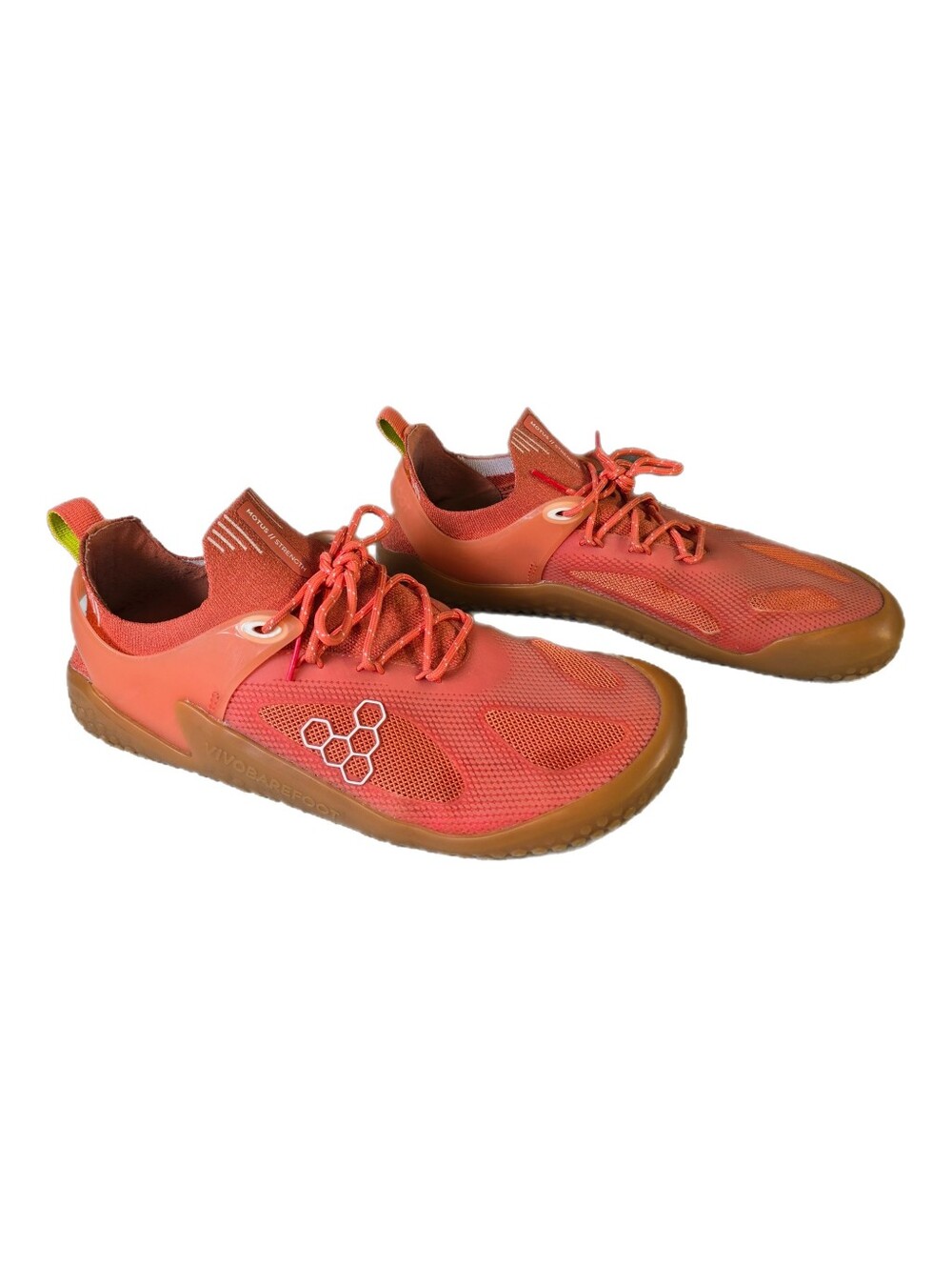 VivoBarefoot Motus Strength Shoes Men's Sz 9 Terracotta Orange Weightlifting EUC